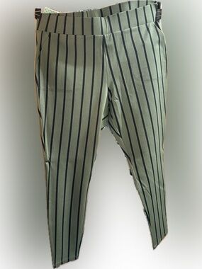 torrid Olive Green Pinstripe Pocket Ponte Legging